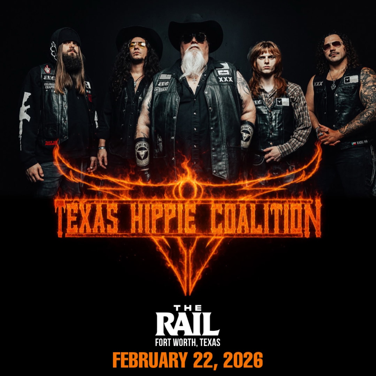 Texas Hippie Coalition Tour Poster 2026